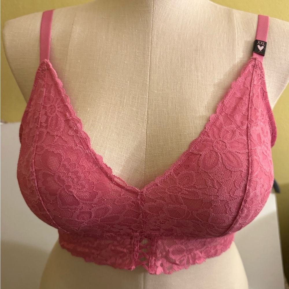Pink Lace Bralette xxl Victoria's Secret